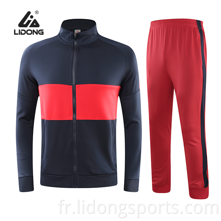 Les survêtements pour hommes personnalisés Sport Wear Streetwear Tracksuit Man Sport Wear Suit fabriqués en Chine